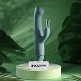 Evolved Satin Swirl Rabbit Vibrator 23cm Swirling Head - VIBRATORS
