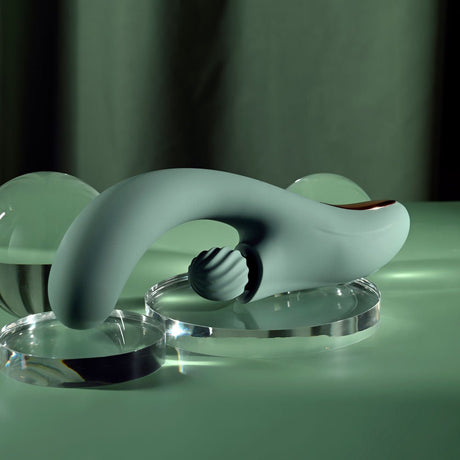 Evolved Spiral Charm Rechargeable Rabbit Vibrator - VIBRATORS