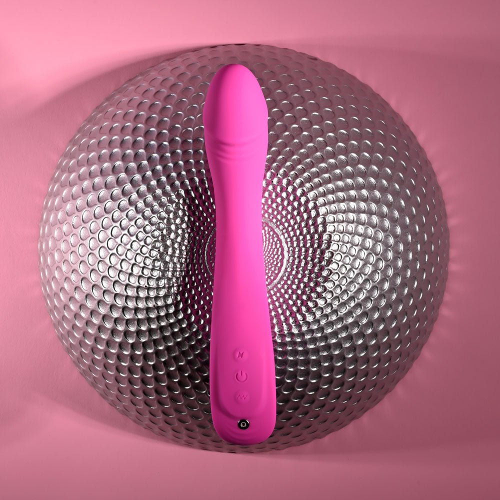 Evolved SUGAR RUSH - Pink 21.6 cm USB Rechargeable Vibrator - VIBRATORS