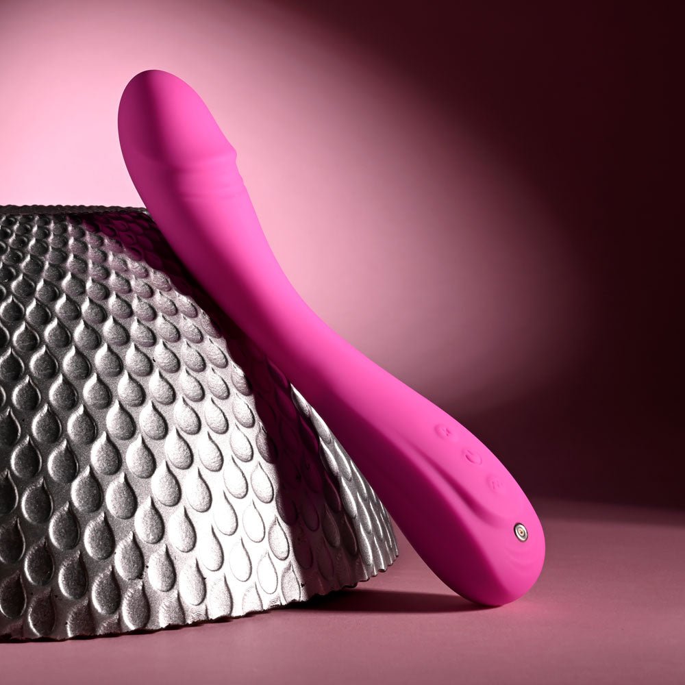 Evolved SUGAR RUSH - Pink 21.6 cm USB Rechargeable Vibrator - VIBRATORS
