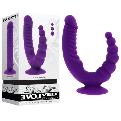 Evolved THE RIDER - Double Ended Vibrator with Wireless Remote - VIBRATORS