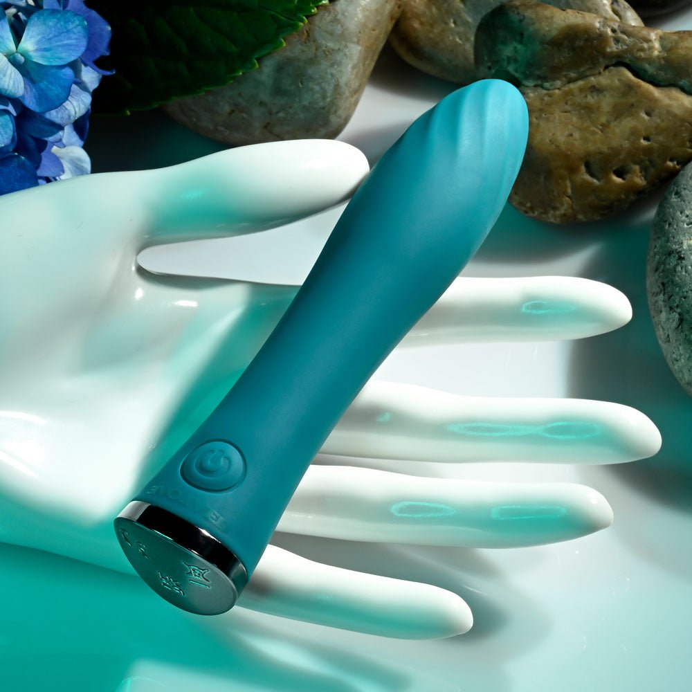 Evolved ULTRA WAVE - Blue 13 cm USB Rechargeable Mini Vibrator - VIBRATORS