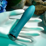 Evolved ULTRA WAVE - Blue 13 cm USB Rechargeable Mini Vibrator - VIBRATORS
