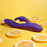 Evolved WAVY RABBIT - Purple 20.6 cm USB Rechargeable Rabbit Vibrator - VIBRATORS
