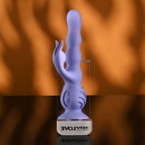 Evolved Wiggly Bunny Rabbit Vibrator With Suction Base - VIBRATORS