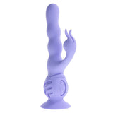Evolved Wiggly Bunny Rabbit Vibrator With Suction Base - VIBRATORS