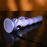 Evolved Wiggly Bunny Rabbit Vibrator With Suction Base - VIBRATORS