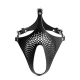 Ex Machina Genuine Leather Mask Black - Adult Toys