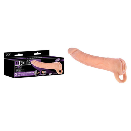 Excellent Power 2-in-1 Penis Extender & Masturbator – 9 Inch Flesh Sleeve - SLEEVES