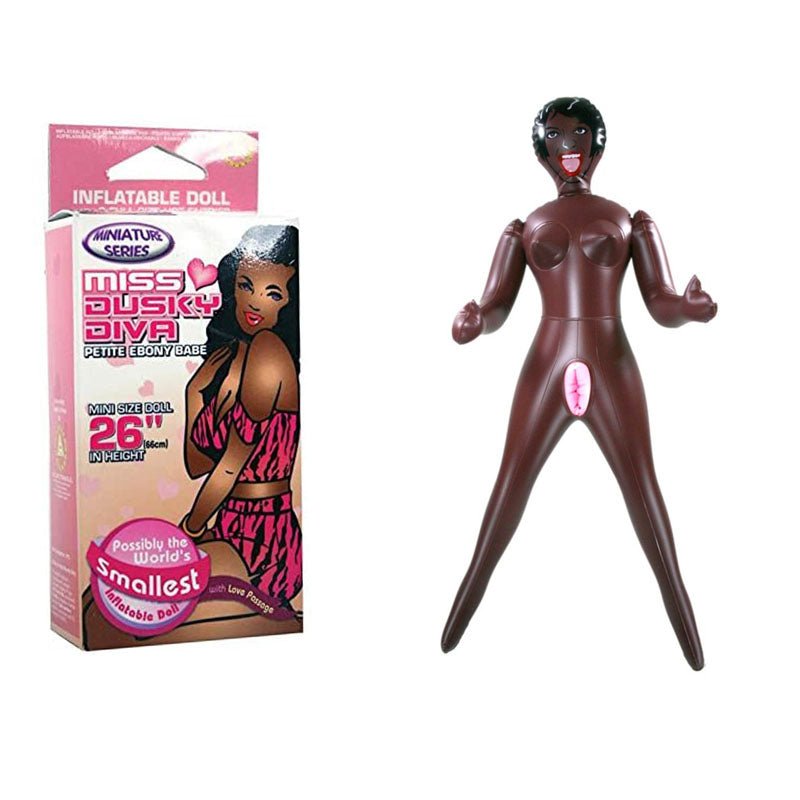 Excellent Power Miss Dusky Diva Mini Inflatable Love Doll – 66cm - DOLLS