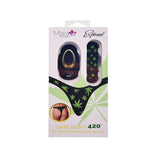 Maia DATE NIGHT 420 PANTY VIBE - Black L/XL 420 Panty with Rechargeable Bullet & Remote