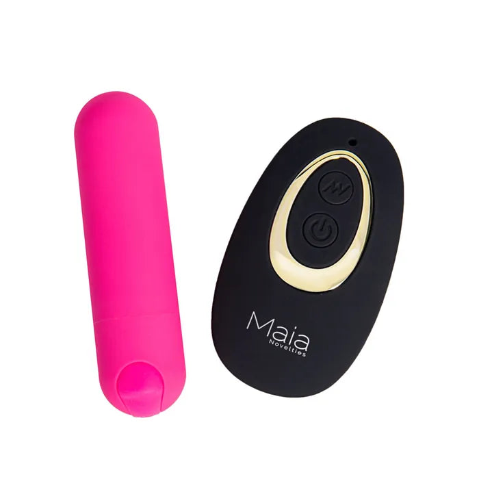 Maia DATE NIGHT PANTY VIBE -  - Black L/XL Panty with Rechargeable Bullet & Remote