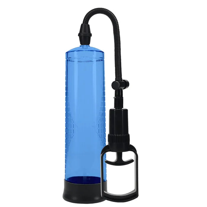 PUMPED Basic Pump 2 - Blue - Blue Penis Pump