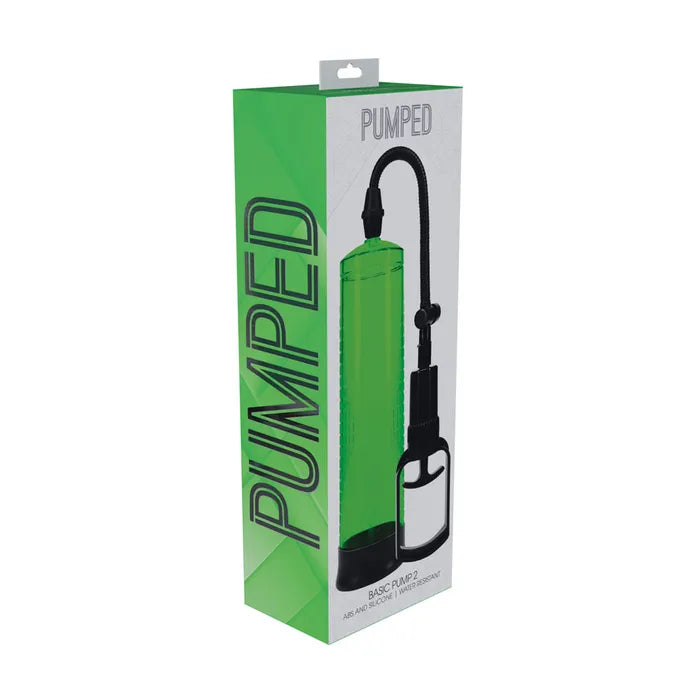 PUMPED Basic Pump 2 - Green - Green Penis Pump