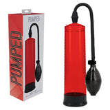 PUMPED Basic Pump 1 - Red - Red Penis Pump