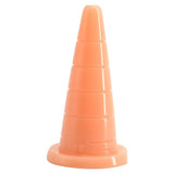 FAAK Hat Anal Plug - Flesh Colored PVC Soft Anal Toy - 18.5 x 5.5cm - Adult Toys