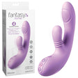 Fantasy For Her IntiMotion Flutter Pro Purple USB Rechargeable Rabbit Vibrator - VIBRATORS