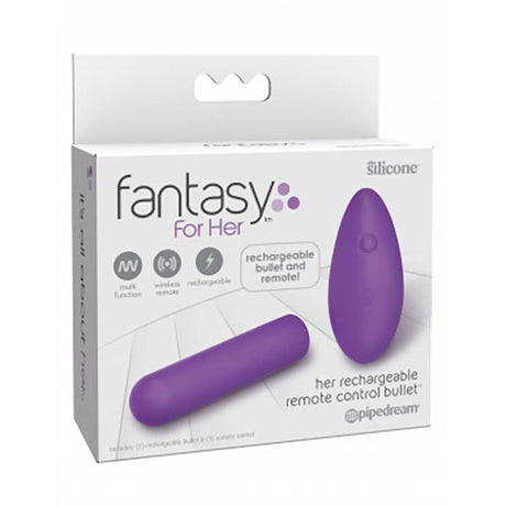 Fantasy For Her Rechargeable Bullet with Wireless Remote - BULLETS & EGGS