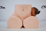 Fantasy Horse Tail Platinum Silicone Sex Torso With Dual Open Ends - Sex Doll