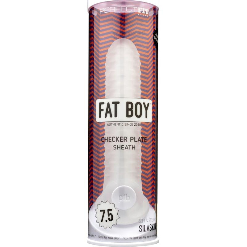 Fat Boy Checker Plate Sheath 7.5in - Naughty by Nature Adult Store