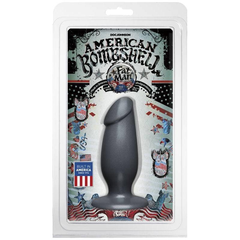 Fat Man Anal Plug Gun Metal - Naughty by Nature Adult Store