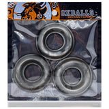 Fat Willy 3 Pc Jumbo Cockrings Black - Adult Toys