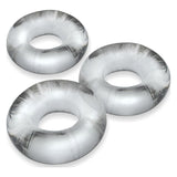 Fat Willy 3 Pc Jumbo Cockrings Clear - Adult Toys