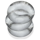 Fat Willy 3 Pc Jumbo Cockrings Clear - Adult Toys