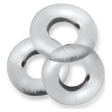 Fat Willy 3 Pc Jumbo Cockrings Clear - Adult Toys