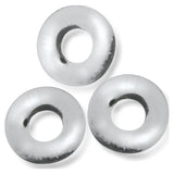 Fat Willy 3 Pc Jumbo Cockrings Clear - Adult Toys