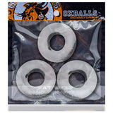 Fat Willy 3 Pc Jumbo Cockrings Clear - Adult Toys