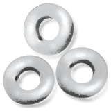 Fat Willy 3 Pc Jumbo Cockrings Clear - Adult Toys