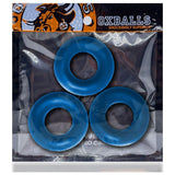 Fat Willy 3 Pc Jumbo Cockrings Space Blue - Adult Toys