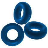 Fat Willy 3 Pc Jumbo Cockrings Space Blue - Adult Toys
