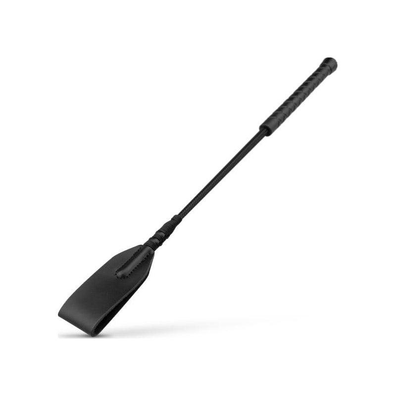 Faux Leather Crop Whip Black - Adult Toys