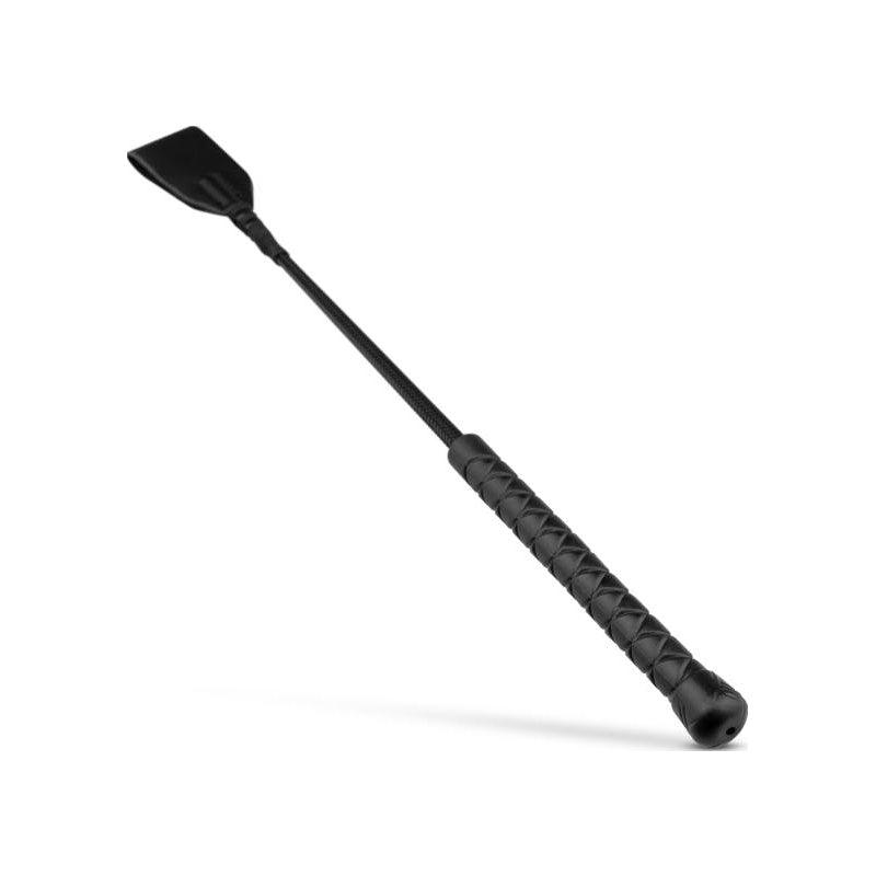 Faux Leather Crop Whip Black - Adult Toys