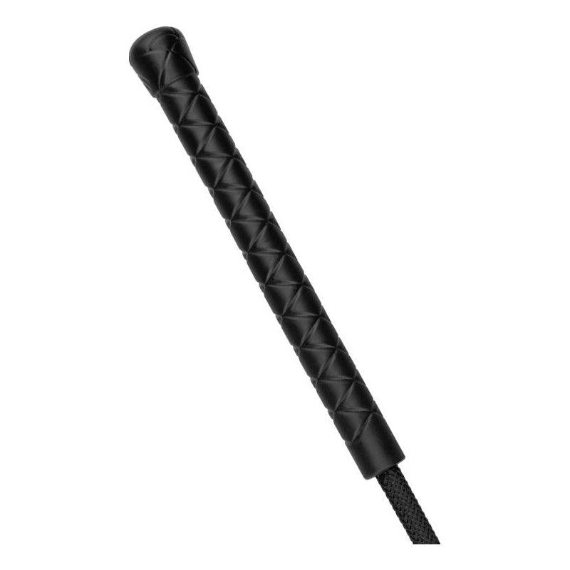 Faux Leather Crop Whip Black - Adult Toys