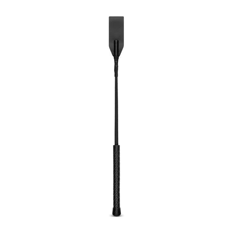 Faux Leather Crop Whip Black - Adult Toys