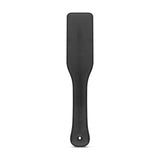 Faux Leather Paddle Black - Adult Toys