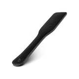 Faux Leather Paddle Black - Adult Toys