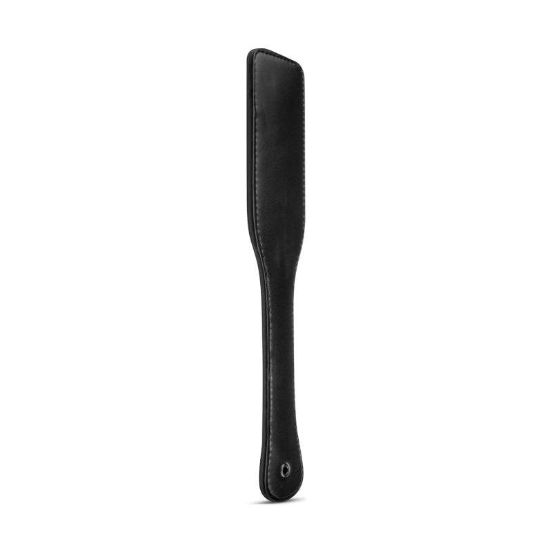Faux Leather Paddle Black - Adult Toys