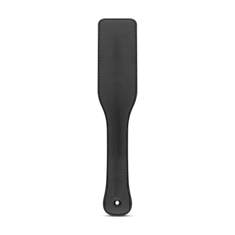 Faux Leather Paddle Black - Adult Toys