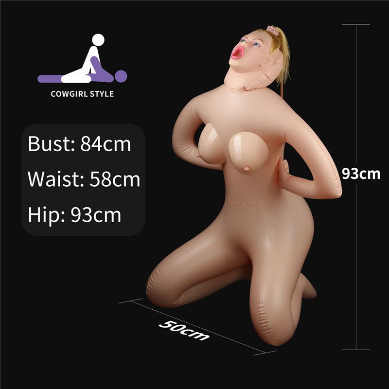 Fayola Horny Cowgirl Doll - Inflatable Love Doll - DOLLS