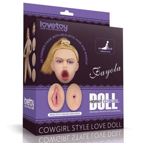Fayola Horny Cowgirl Doll - Inflatable Love Doll - DOLLS