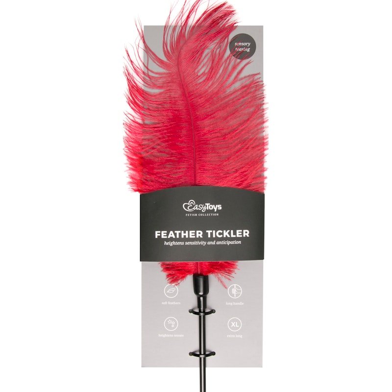 Feather Tickler Red - Adult Toys