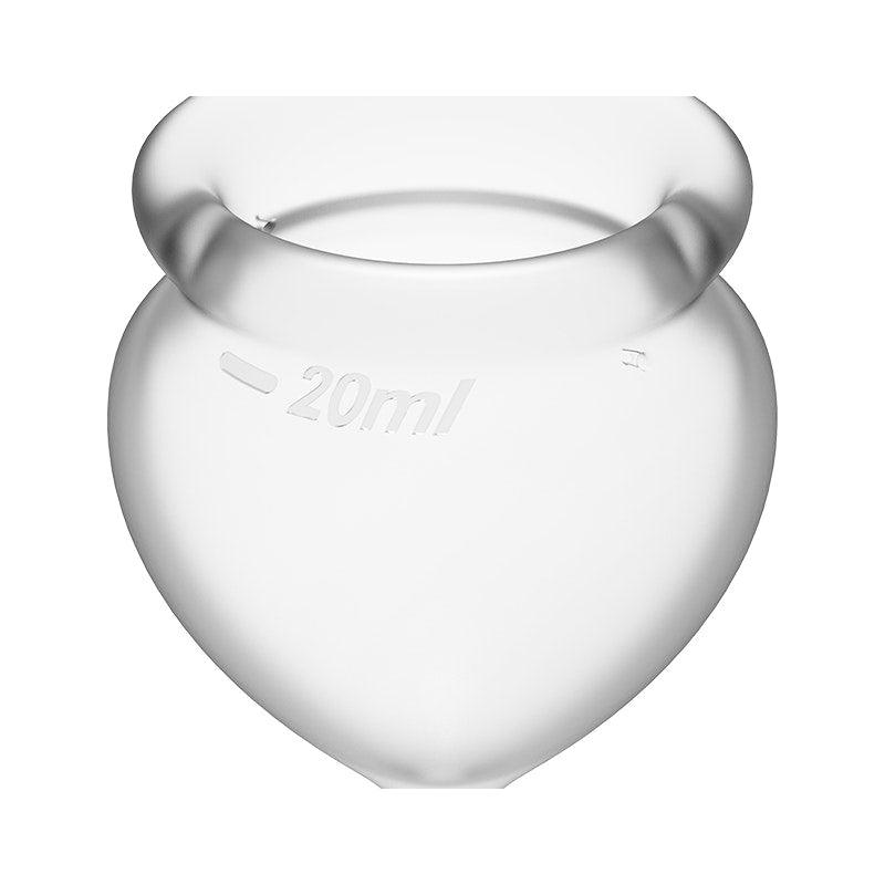 Feel Good Menstrual Cup Transparent 2pcs - Adult Toys
