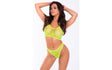 Festival Flirt 2 Pc Bra Set Green - Lingerie