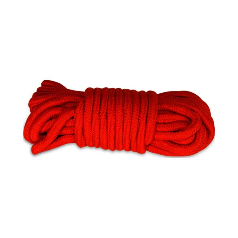 Fetish Bondage Rope 10m Red - Adult Toys