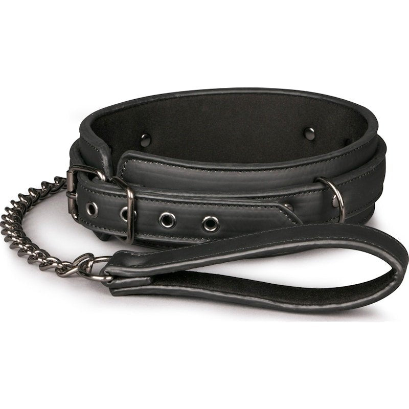 Fetish collar With Leash - Adult Toys