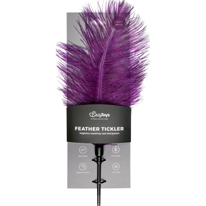 Fetish Collection Purple Feather Tickler – Intimate BDSM Tease Toy - Adult Toys